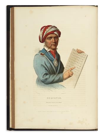 (AMERICAN INDIANS.) McKenney, Thomas L.; and Hall, James. History of the Indian Tribes of North America.